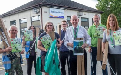 Litter project boosted by Winford Industrial Estate donation
