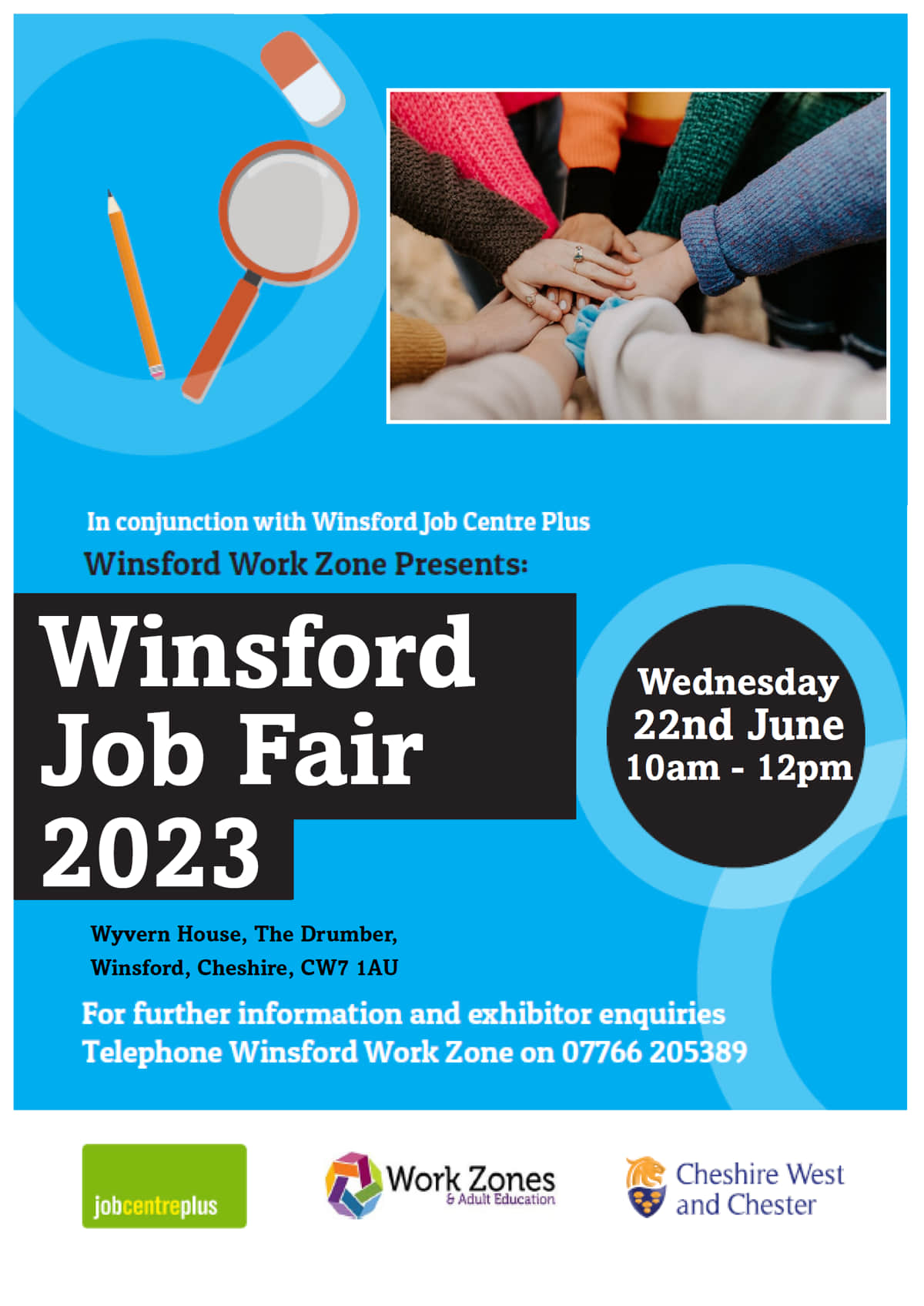 Winsford Job Fair Poster
