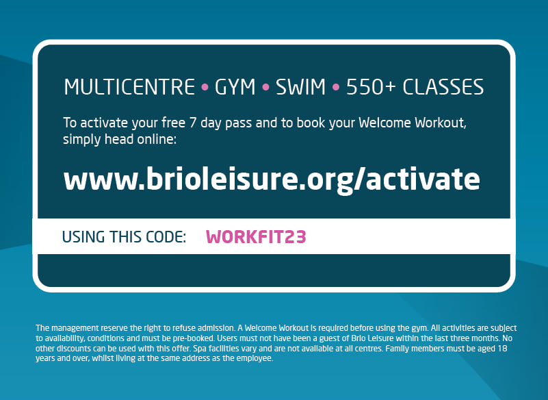 Brio Workfit 7 Day Free Pass v2